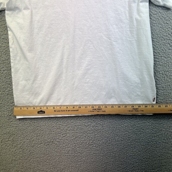 Levis Short Sleeve Pull Over T Shirt Mens White Green Logo‎ Size Large - Picture 6 of 11
